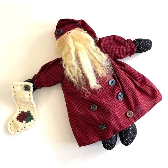 Holiday‎ Bearded Man Stocking 12x11 - Picture 1 of 4